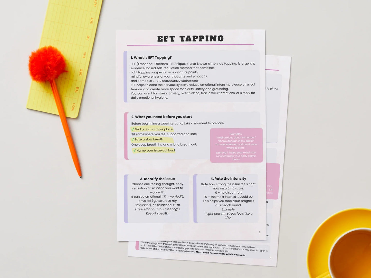 Reset & Recharge Kit | Daily Emotional Self-Care - Mindres