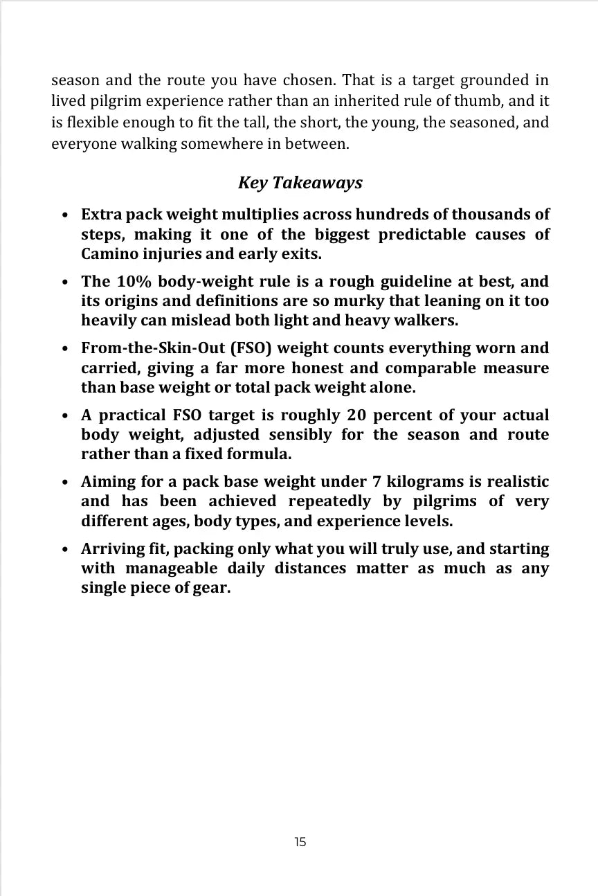 The Ultra-Light Camino: Packing under 7kg & Budget Management | EPUB Format