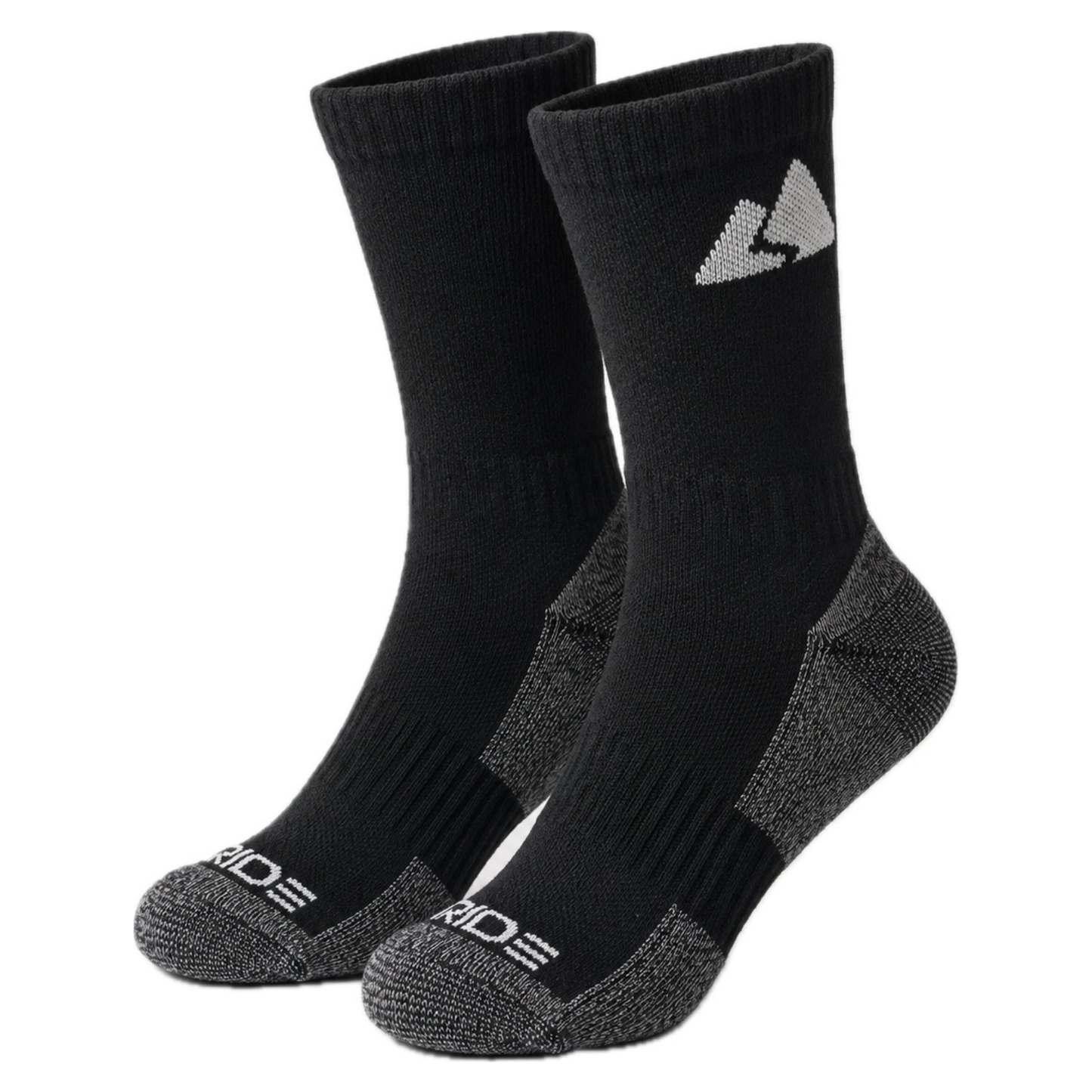 Black Merino Wool Hiking Socks