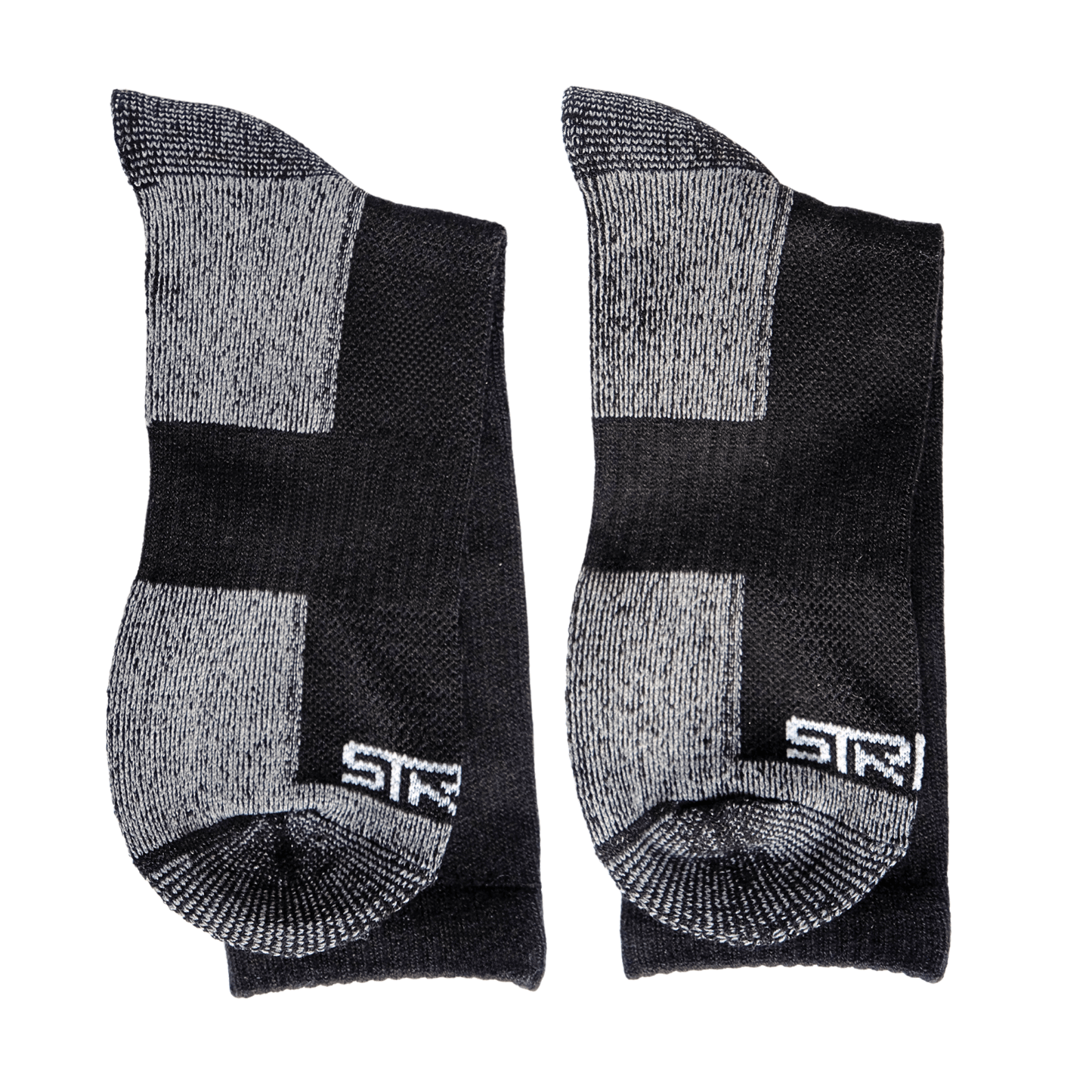 Black Merino Wool Hiking Socks