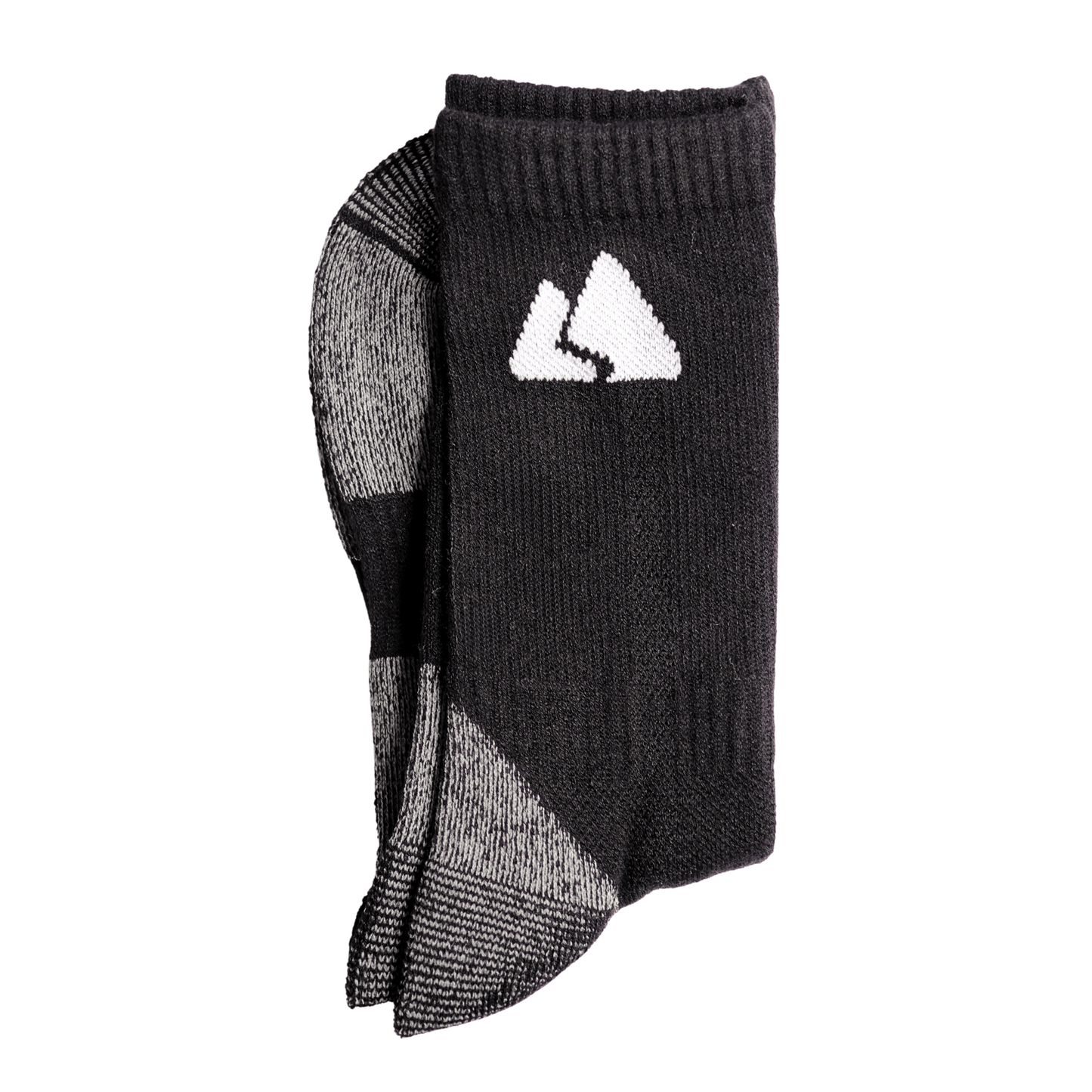 Black Merino Wool Hiking Socks