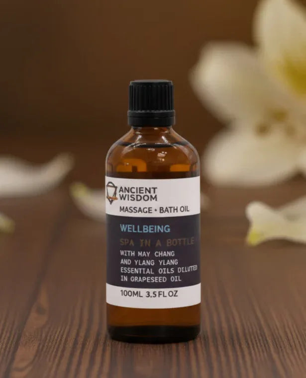 Wellbeing Massage Oil | May Chang & Ylang Ylang - Mindres
