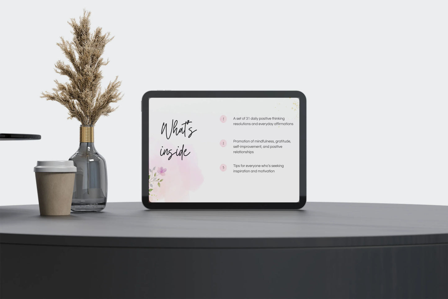 31-Day Affirmation Deck | Daily Ritual for Inner Peace & Stress - Mindres