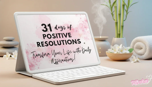 31-Day Affirmation Deck | Daily Ritual for Inner Peace & Stress - Mindres