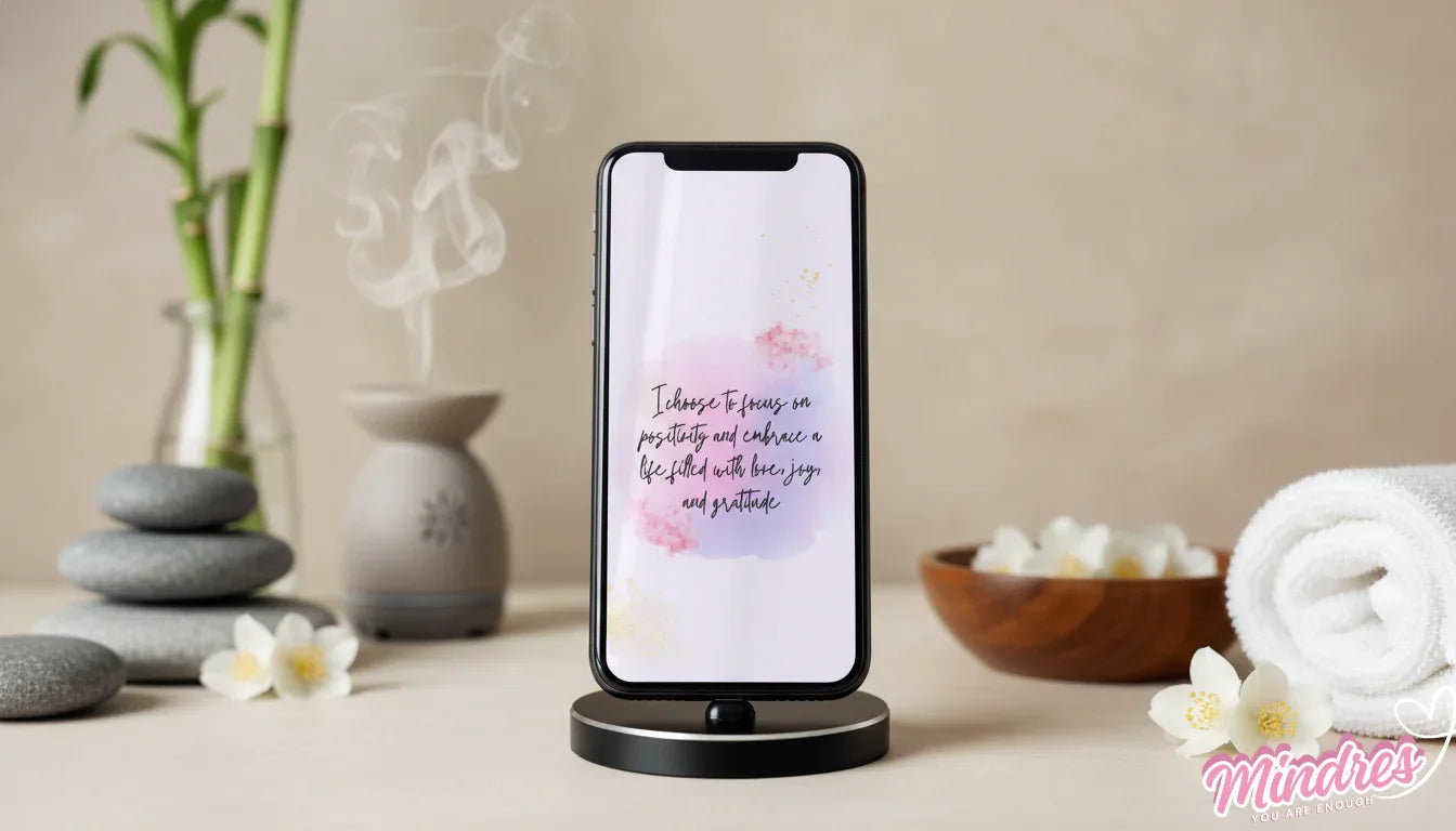 30 Affirmation Phone Wallpapers | Digital Grounding & Calming Ritual - Mindres