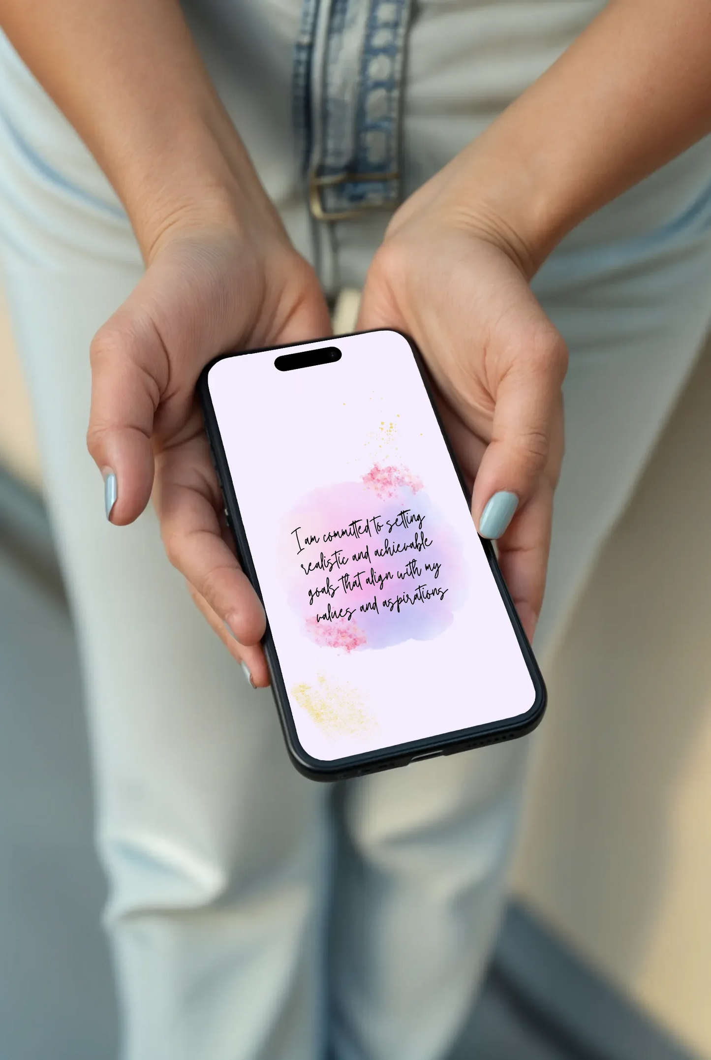 30 Affirmation Phone Wallpapers | Digital Grounding & Calming Ritual - Mindres