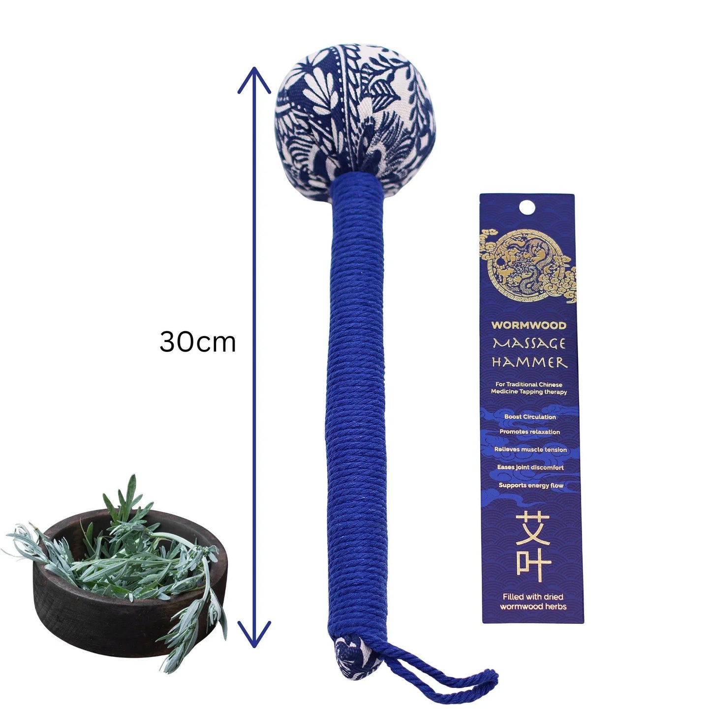 Wormwood Massage Hammer | Blue - Mindres