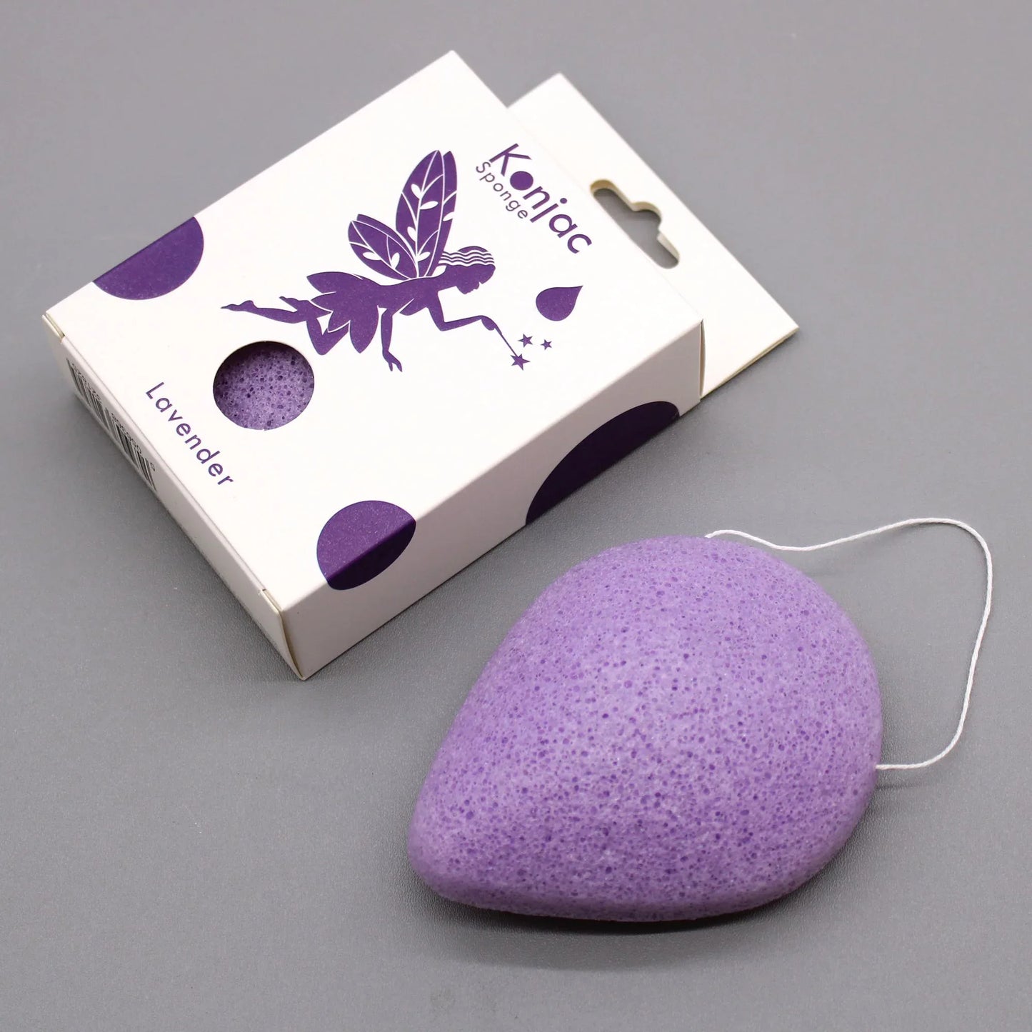 Teardrop Lavender Konjac Sponge | Whitening & Spot-Fading - Mindres