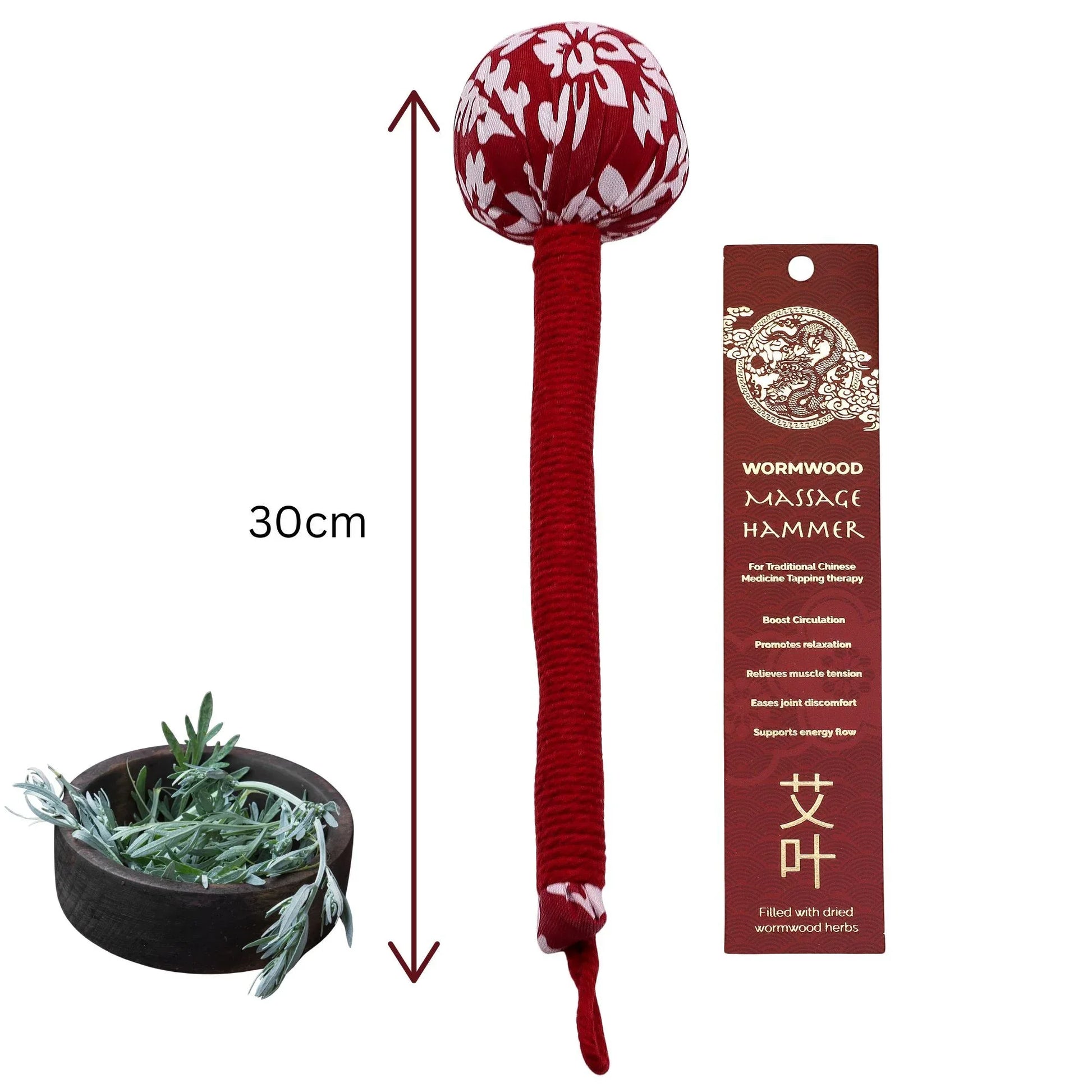 Wormwood Massage Hammer | Red - Mindres