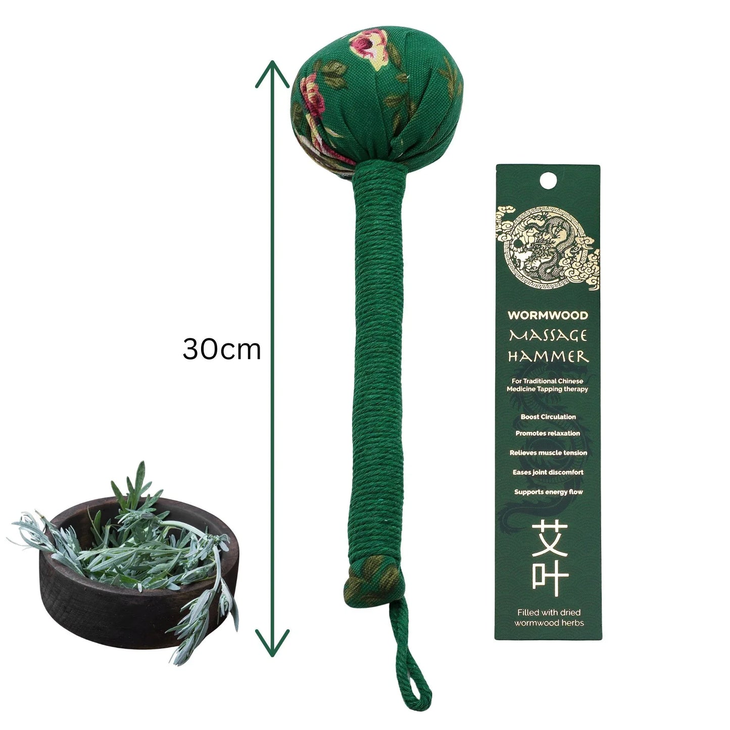 Wormwood Massage Hammer | Green - Mindres
