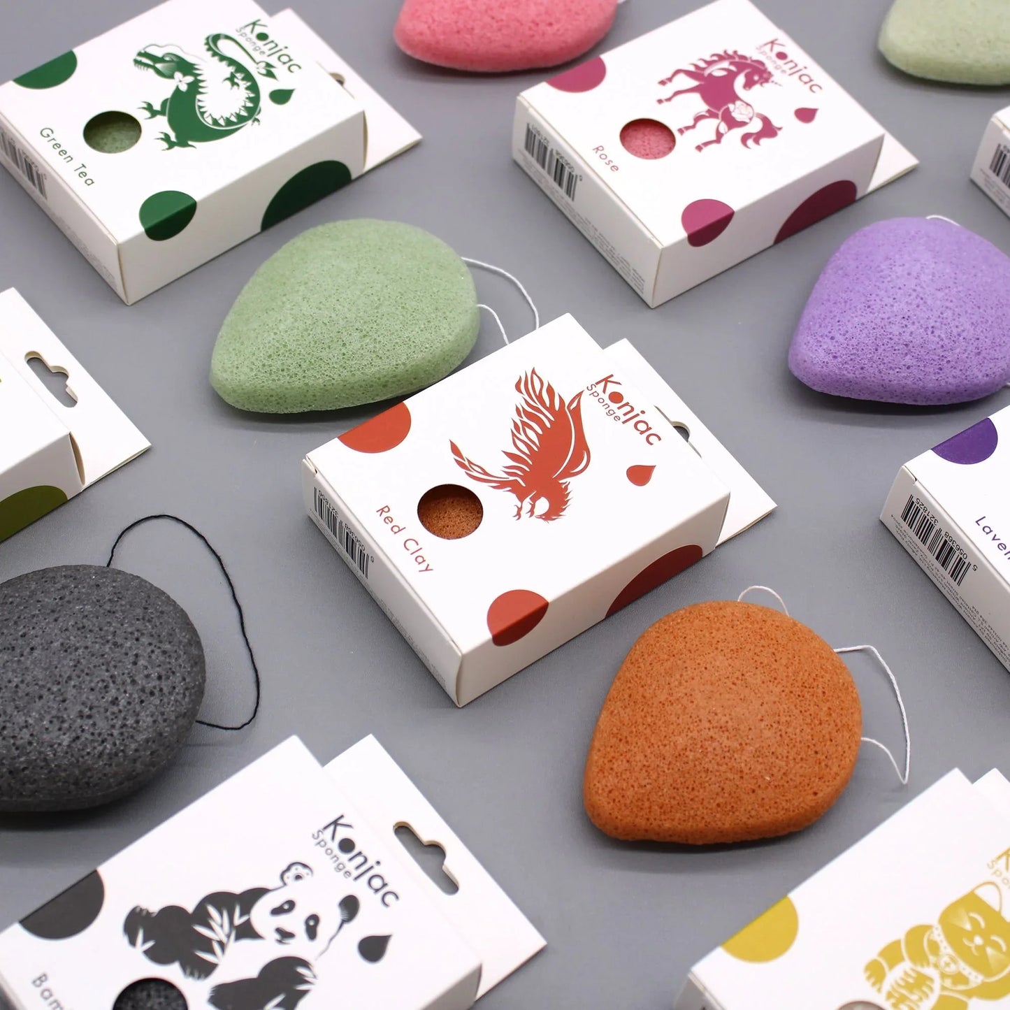 Teardrop Lavender Konjac Sponge | Whitening & Spot-Fading - Mindres
