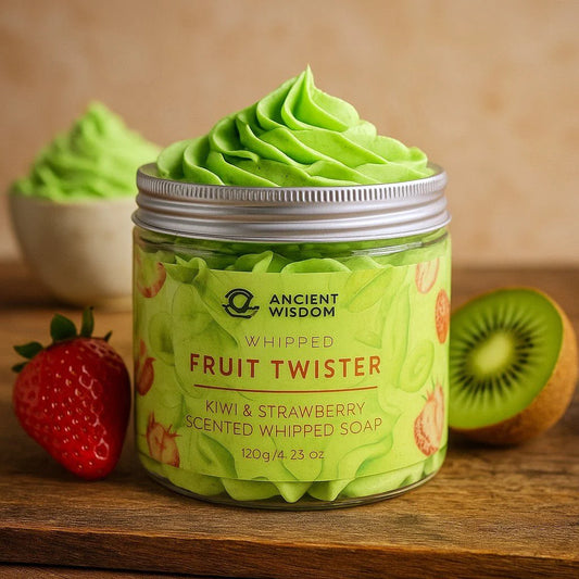 Strawberry & Kiwi Whipped Soap 120g